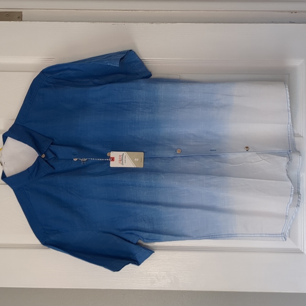 Izod Saltwater Relaxed Classic Shirt, Men's L